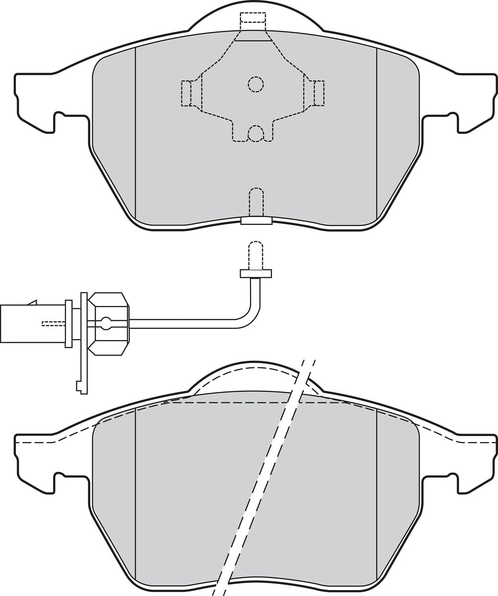 Jeu de 4 plaquettes de frein VALEO ref. 302030